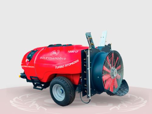Turbo trailed sprayer